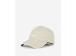 Casquette avec broderie beige taupe