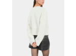 Cardigan En Alpaga Et Laine Écru ecru