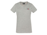 T-shirt col V avec broderie cœur