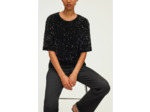 Top à sequins noirs - ALESSIA