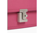 Petit sac bandoulière Rose en cuir lisse