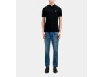Polo Noir En Coton black / pink