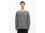 Pull en laine mouliné noir et blanc black white
