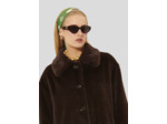 Manteau Melrand Chocolat en Polyester