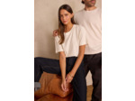 T-shirt col rond unisexe en coton MARCEL(LE)