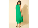 Robe midi à col V
