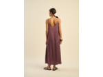 Robe longue à bretelles