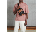 Sacoche sling Maurice en toile enduite