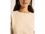 Pull col rond avec manches longues
