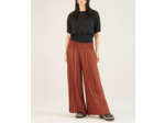 Pantalon large ocre rouge