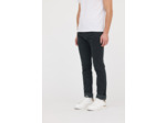 Pantalon faux uni, straight fit, taille medium haute,jambe ajustée