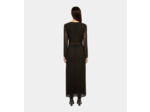 Robe Longue Noire En Guipure black