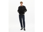 Blouson en laine varsity noir black