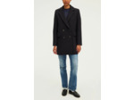 Manteau droit à boutonnage croisé - LIANE