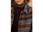 Manteau en laine à carreaux DANNY