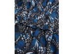 Robe courte portefeuille foil blue