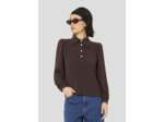 Top Tonio Chocolat en Polyester
