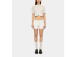 Short Blanc En Guipure white