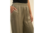 Pantalon large en satin