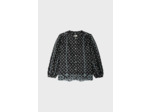 Chemise imprimée brodée en coton - BABI