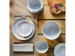 6 assiettes à dessert 22cm granit Evolutions