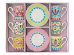 SPRING FOLK Coffret 6 pt à café