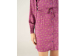 Robe violet chardon