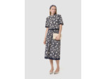 Chemise Calista bleu nuit en broderie anglaise