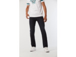 Pantalon straight fit, taille medium haute,jambe ajustée