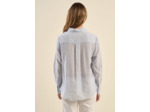 Chemise à rayures avec détail lurex