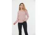 Pull basique esprit «liquette» col rond en coton bio