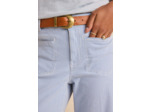Jean cropped large à rayures ROMA BIS