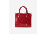 Sac Ming Medium En Cuir Rouge red risk