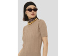 Pull Priyanka Noisette en Laine Merinos Extrafine