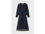 Robe longue cintrée imprimée - SYLVIA