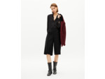 Pantalon culotte large à pont noir black