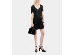 Jupe Courte Noire En Crêpe Avec Zip black