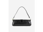 Pochette Longue En Cuir Noir black