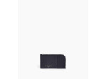 Porte carte large zippé Emile en cuir signature T