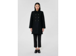 Manteau Marceau Noir en Laine Froide