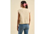 Pull à col rond sans manches