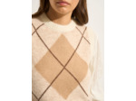 Pull sans manches motif
