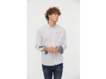 Chemise allover poches poitrine