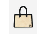 Sac cabas en raphia écru ecru