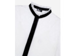 Chemise manches longues col rond ecru
