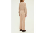 Pantalon droit en velours beige - NANETTE