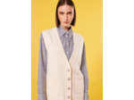 Gilet Ginny Ecru en Laine