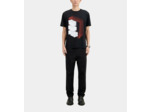 T-Shirt Manches Courtes Avec Print A Neon The Kooples black