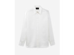 Chemise droite manches longues poignets haut white