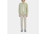 Chemise Vert Clair En Coton Et Lin kaki grey